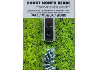 3,6cm Klingensatz für Mähroboter 9 Messerklingen + 9 Schrauben M4x9 für alle Kress Modelle / Worx Landroid M1000 / Daye RM1200 LI BT