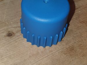 Husqvarna Ersatzknopf / Knopf blau für Motorsense 535 / Rasentrimmer 325 iLK / Trimmerkopf T35 - 5371858-01