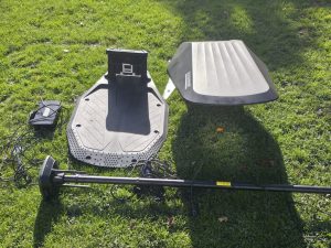 Sunseeker Elite Orion X7 Plus AWD kabelloser RTK - Mähroboter mit Allradantrieb und 4G Modul bis 6000m² - Vorführgerät 42h inkl. Garage