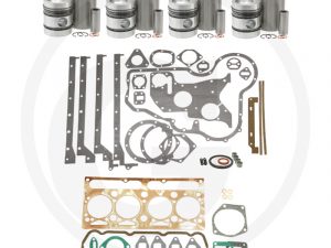 GRANIT Motorreparatursatz, Ø 91,48 mm, Bolzen Ø 31,75 x 75,3 mm, Brennraum Ø 55,9 mm, Brennraumtiefe 18,57 mm, Trockene Laufbuchse - Artikel-Nr. 38015066
