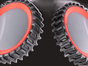 AL-KO - SOLO  Antriebsräder 2 Stück im Set mit Radkappen und Radschrauben - Artikel-Nr. 495611