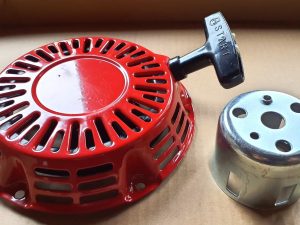 Handstarter / Rücklaufanlasser für Honda GX160 mit Glocke 2 Metallklinken / Lochkreis ø 160mm / Seil 105cm Artikel-Nr. 5106750
