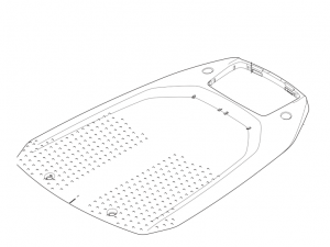 Husqvarna Ladeblech passend für Automower Aspire R4 - Artikel-Nr. 5360431-01