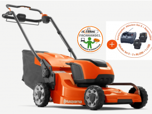 Husqvarna LC 347iVX Akkumäher mit Radantrieb (mit 2x Akku & 1x Ladegerät) – 47 cm, Selbstfahrend, Bluetooth - Artikel-Nr. 9678623-01 + 9708588-01
