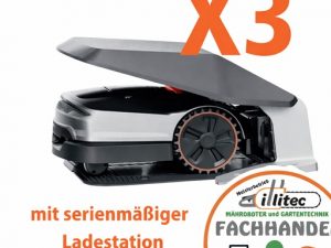 Sunseeker Elite Orion X3 kabelloser RTK - Mähroboter bis 800m² inkl. originaler Gratis Sunseeker Garage