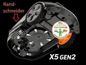 Sunseeker X5 GEN2 - dank nRTK ohne Antenne - max. Fläche 2000m²