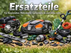 Ersatzteile für Rasenmäher, Mähroboter, Gartentechnik und viele mehr