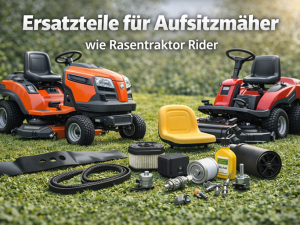Ersatzteile für Aufsitzmäher wie Rasentraktor Rider