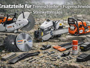 Ersatzteile für Trennschleifer + Fugenschneider + Steinkettensäge