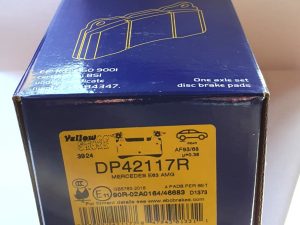 EBC Yellowstuff Bremsbel&auml;ge DP42117R hinten f&uuml;r Mercedes-Benz E63 AMG S212 4MATIC