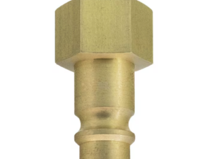 L&uuml;decke ES14NI Stecknippel f&uuml;r Druckluft mit 7,2-mm-Steckprofil und 1/4" BSP-Innengewinde. Messing, bis 35 bar, -20 bis +100 &deg;C