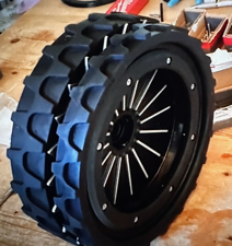 Soft-Gummi-Räder doppelte Bereifung für den L250 / L350 mit 260mm Durchmesser - ohne Radkrallen