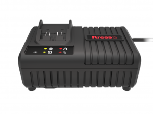 Kress KAC06 6 A Schnellladegerät für 20V Akku lädt eine 2,0 Ah Batterie in nur 20 Minuten