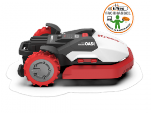 Kress Mission KR136E – Mega 6000 mit OAS Hinderniserkennung - Mähroboter für große Flächen bis 6.500 m²