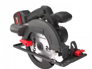 Kress 20 V Akku Handkreissäge Kit KUE12.1 165mm inkl. 2 x 4.0 Ah + 6A Ladegerät mit Tragetasche