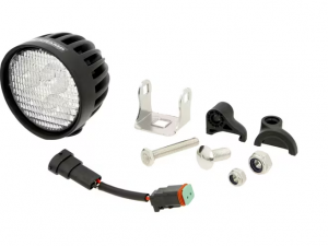 Kramp Arbeitsscheinwerfer LED, 40W, 4000lm, round, white, 10/30 V, 84x126x71.8mm, AMP plug, 4 LED's, 360 degrees - Artikel-Nr. LA10551