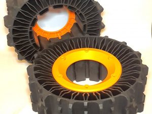 Mowrator S1 Verformbare Reifen (1 Paar) &ndash; 100% (45&deg;) Steigung, PU Offroad Reifen - Artikel-Nr. MZ-PARTDT