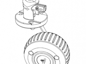 Segway Lenkrad Vorderrad X Serie - AB.12.03.00.0048