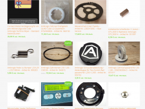 Zucchetti Ersatzteile (Ambrogio, Wiper, Techline, Stiga)