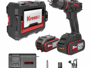 Kress 20 V Akku Schlagbohrschrauber Kit KUC30 inkl. 2x4.0 Ah Akku und 6A Ladegerät im Koffer