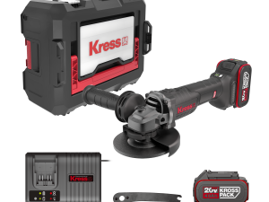 Kress 20 V Akku Winkelschleifer-Kit inkl. 2 x 4.0 Ah + 6A Ladegerät im Koffer