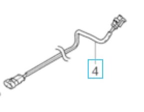 Honda Kabel VERLÄNGERUNGKABEL (3M) für Honda Miimo HRM 300 / HRM 310 / HRM 500 / HRM 510 - 31770-VP7-E40