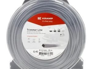 Kramp Mähfaden / Trimmerfaden / Trimmer Line Titanium Power viereckig - Ø 3,5 mm / 30 Meter