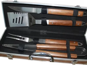 PHXW221022 Grillbesteck, 4-teiliger Satz im Behälter